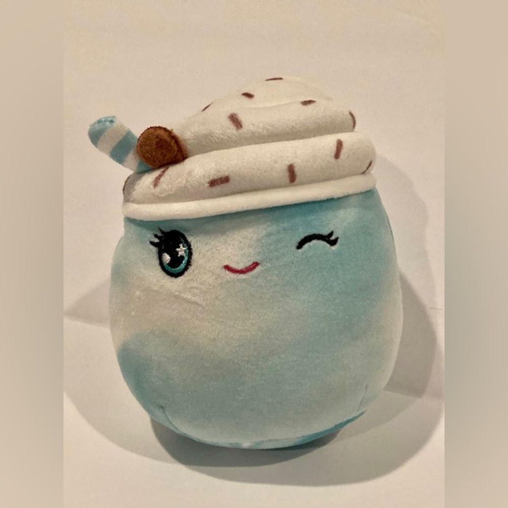 Squishmallow 5” 2022 Mystery Mint Shake Plush Toy Mystery Squad